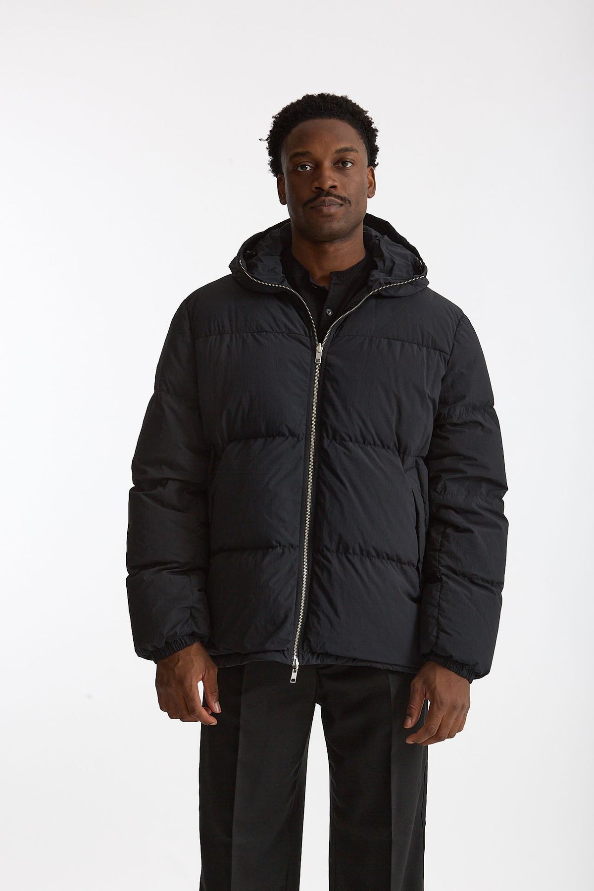 Piumino in nylon reversibile nero uomo Grifoni - 5
