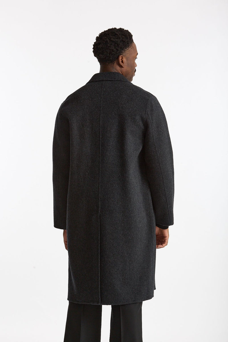 Cappotto monopetto grigio antracite uomo Grifoni - 5