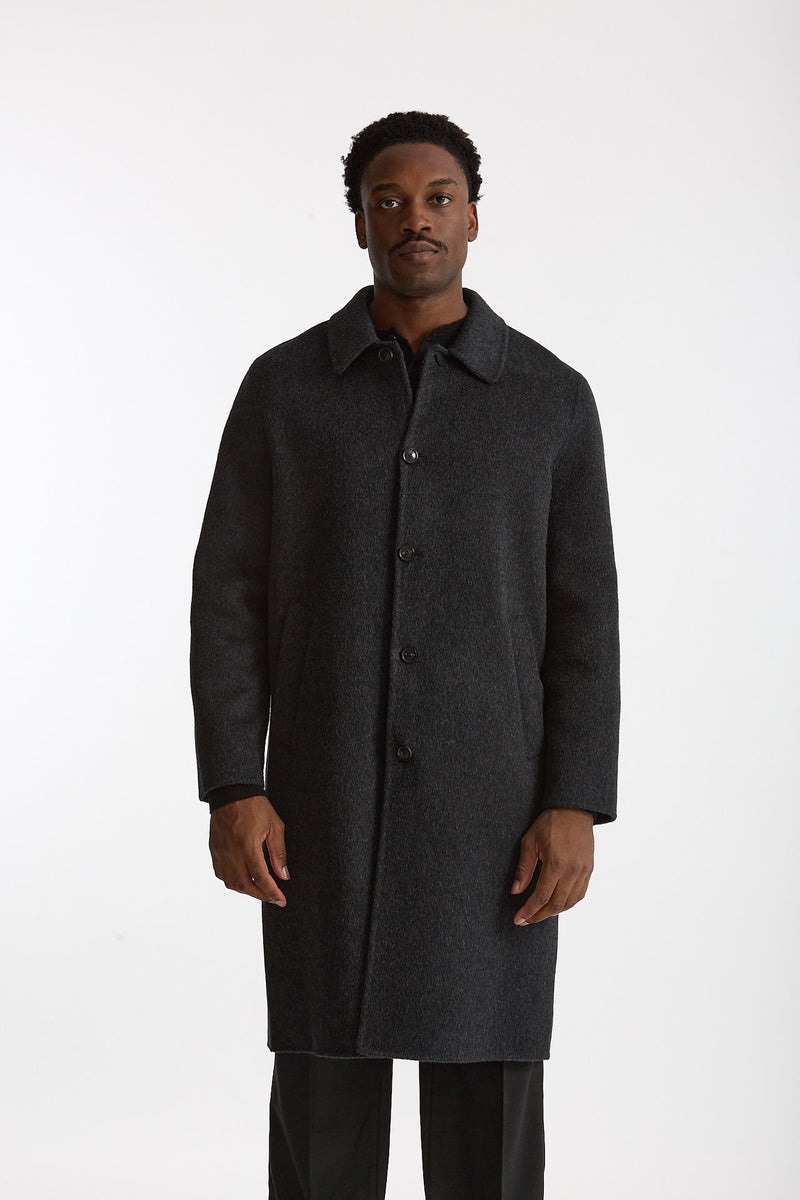 Cappotto monopetto grigio antracite uomo Grifoni - 8