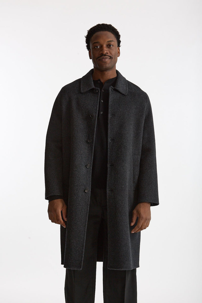 Cappotto monopetto grigio antracite uomo Grifoni - 3