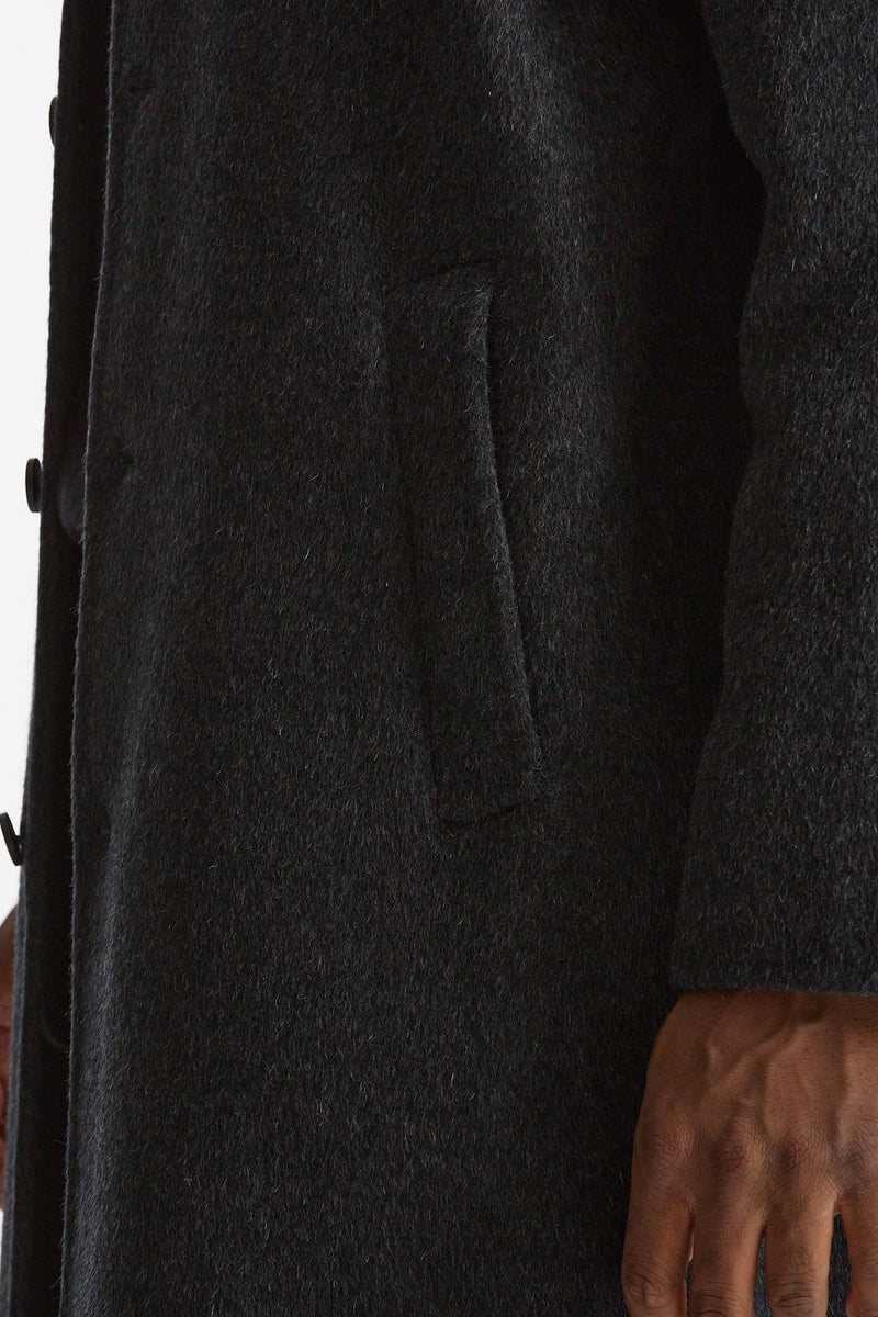 Cappotto monopetto grigio antracite uomo Grifoni - 2
