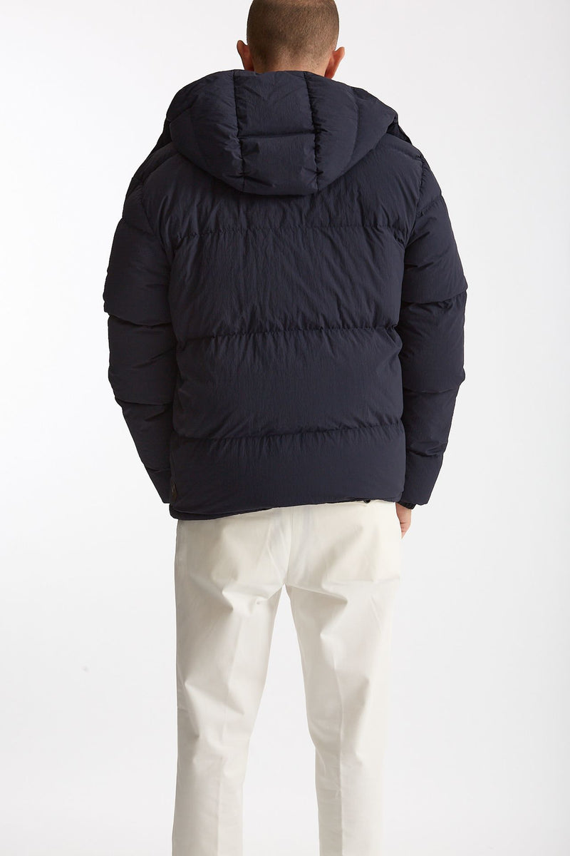 Piumino in nylon stretch blu uomo Grifoni - 5