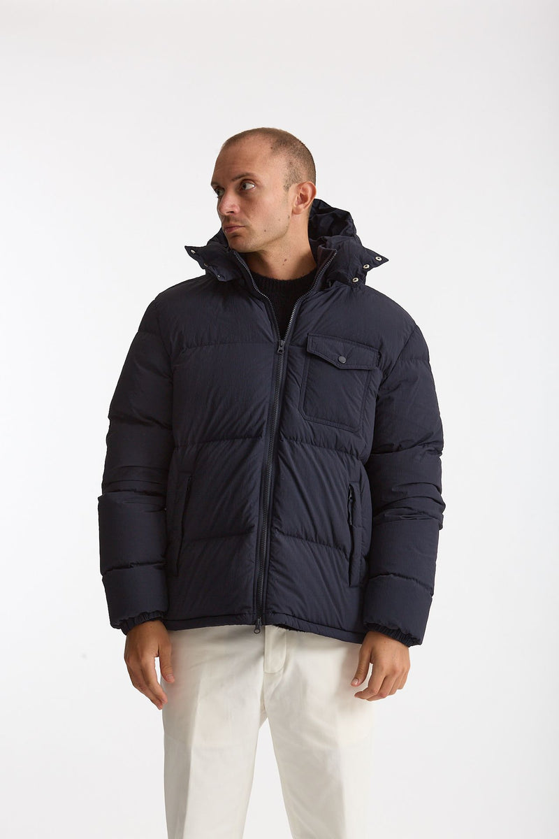 Piumino in nylon stretch blu uomo Grifoni - 6