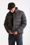 Piumino in nylon grigio uomo Herno - 1
