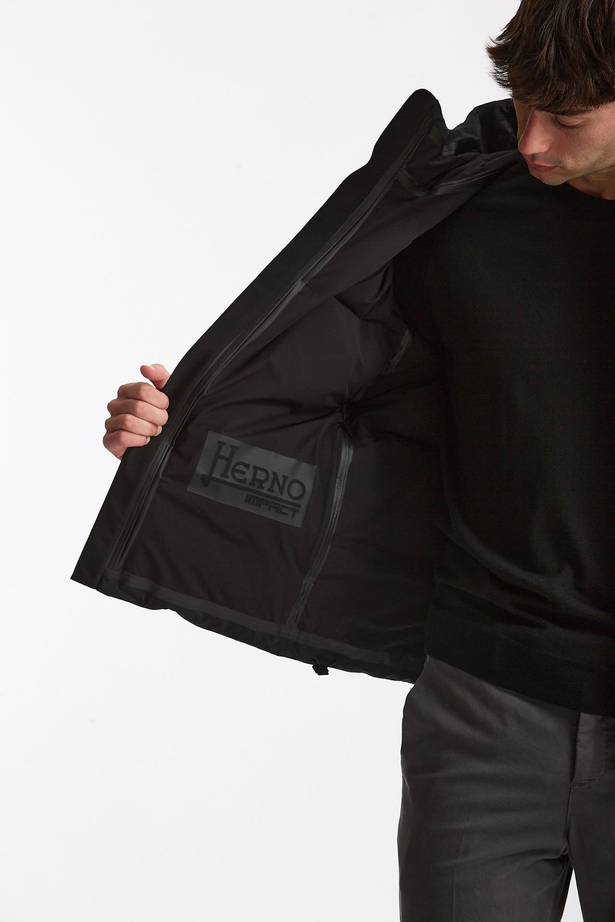Piumino NEW IMPACT nero uomo Herno - 7