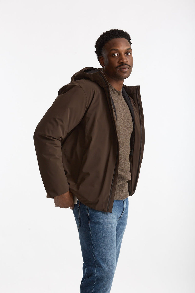 Piumino NEW IMPACT marrone uomo Herno - 4