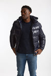 Piumino blu in nylon lucido uomo Herno - 2