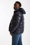 Piumino blu in nylon lucido uomo Herno - 1