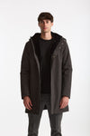 Parka esterno in nylon grigio antracite uomo Herno - 2