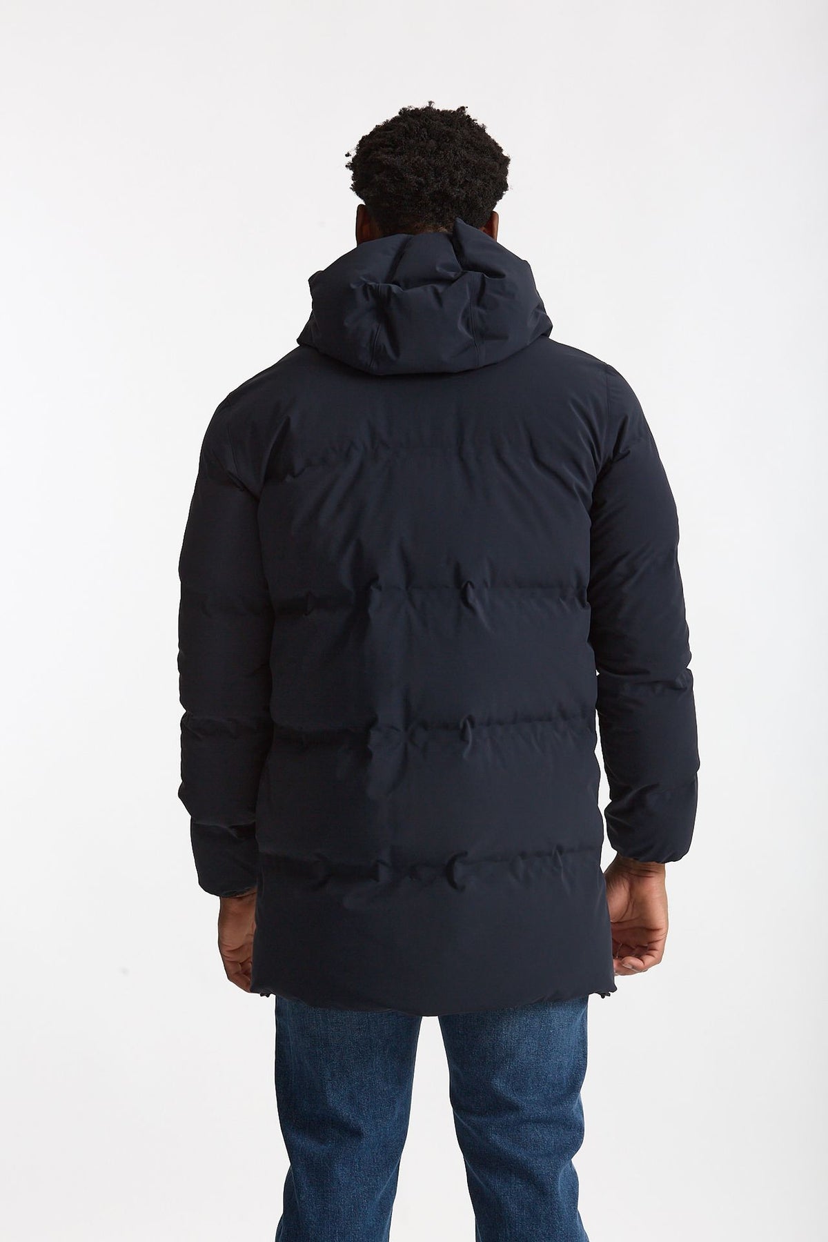 Piumino NEW IMPACT lungo blu uomo Herno - 4