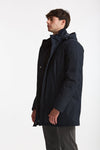 Parka in nylon e viscosa blu uomo Herno - 4
