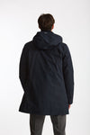 Parka in nylon e viscosa blu uomo Herno - 5