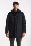 Parka in nylon e viscosa blu uomo Herno - 2