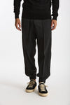 Pantalone in Jersey di viscosa grigio uomo Hosio - 1