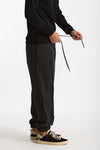 Pantalone in Jersey di viscosa grigio uomo Hosio - 2