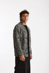 Cardigan in lana e nylon fantasia uomo Hosio - 1