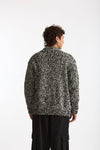 Cardigan in lana e nylon fantasia uomo Hosio - 3