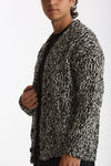 Cardigan in lana e nylon fantasia uomo Hosio - 4