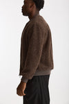 Bomber in lana marrone uomo Hosio - 2