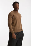 Maglia girocollo in lana cammello uomo Hosio - 4