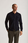 Maglia in lana supergeelong blu uomo Hosio - 1