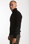 Cardigan in lana nero uomo Hosio - 2