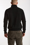 Cardigan in lana nero uomo Hosio - 3