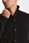 Cardigan in lana nero uomo Hosio - 5
