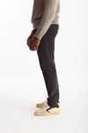 Pantalone in velluto di cotone stretch grigio uomo Incotex - 2