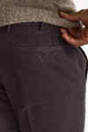 Pantalone in velluto di cotone stretch grigio uomo Incotex - 7