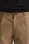 Pantalone cotone stretch microlavorato cammello uomo Incotex - 5