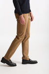 Pantalone cotone stretch cammello uomo Incotex - 1