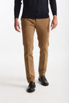 Pantalone cotone stretch cammello uomo Incotex - 2