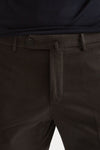 Pantalone cotone stretch marrone uomo Incotex - 5