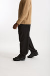 Pantalone in lana stretch nero uomo Laneus - 2