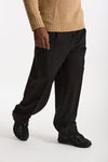 Pantalone in lana stretch nero uomo Laneus - 4