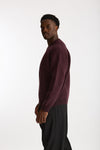 Maglia in lana bordeaux uomo Laneus - 2
