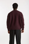 Maglia in lana bordeaux uomo Laneus - 3