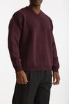 Maglia in lana bordeaux uomo Laneus - 6