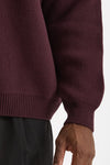Maglia in lana bordeaux uomo Laneus - 5