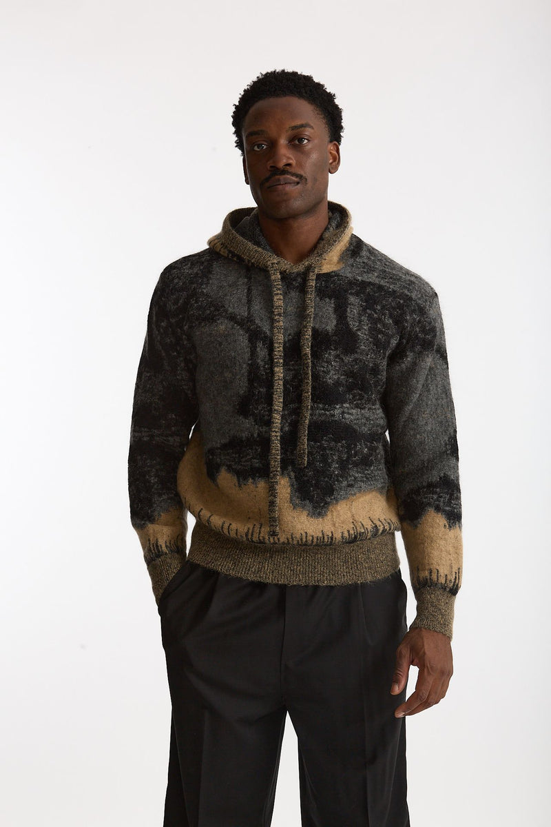 Maglia jacquard fantasia uomo Laneus - 2