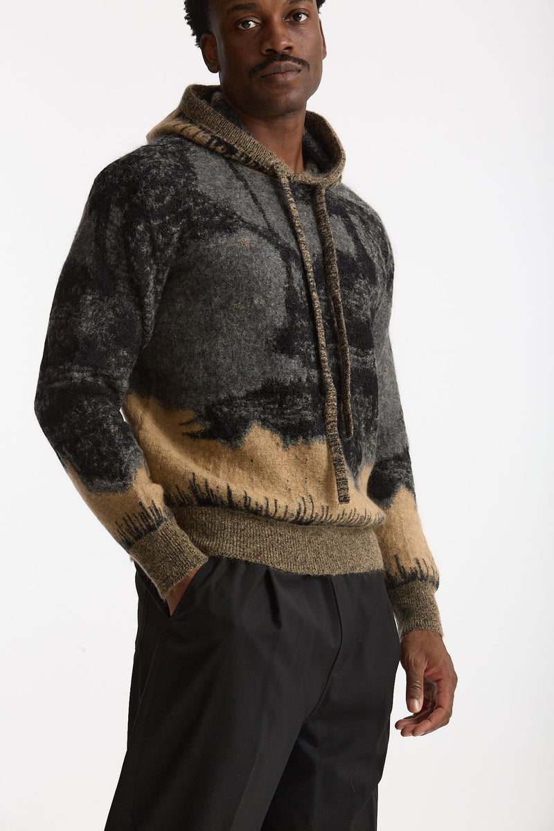 Maglia jacquard fantasia uomo Laneus - 4
