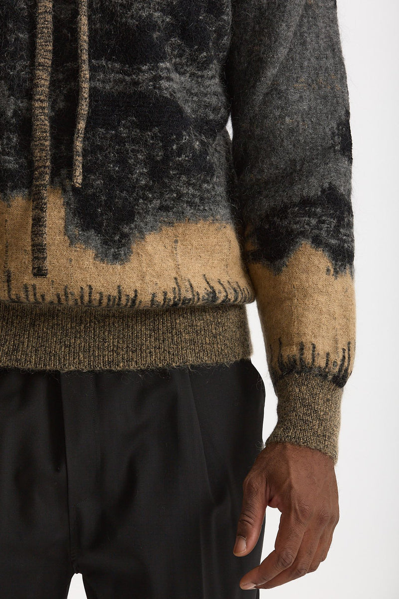 Maglia jacquard fantasia uomo Laneus - 6