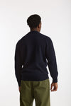 Polo lana e cashmere blu uomo Laneus - 3