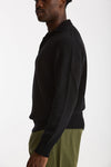Polo lana e cashmere nero uomo Laneus - 2
