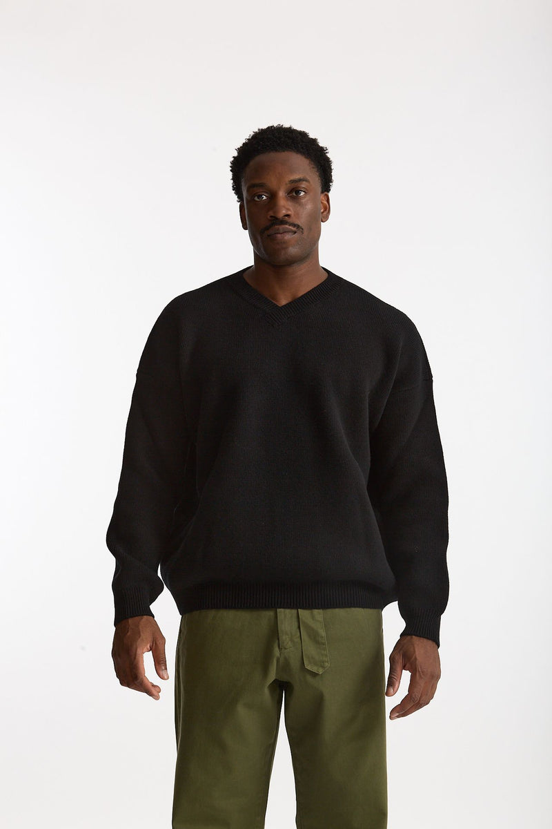 Maglia in lana nero uomo Laneus - 2