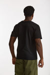 T-shirt in cotone nero uomo Laneus - 3