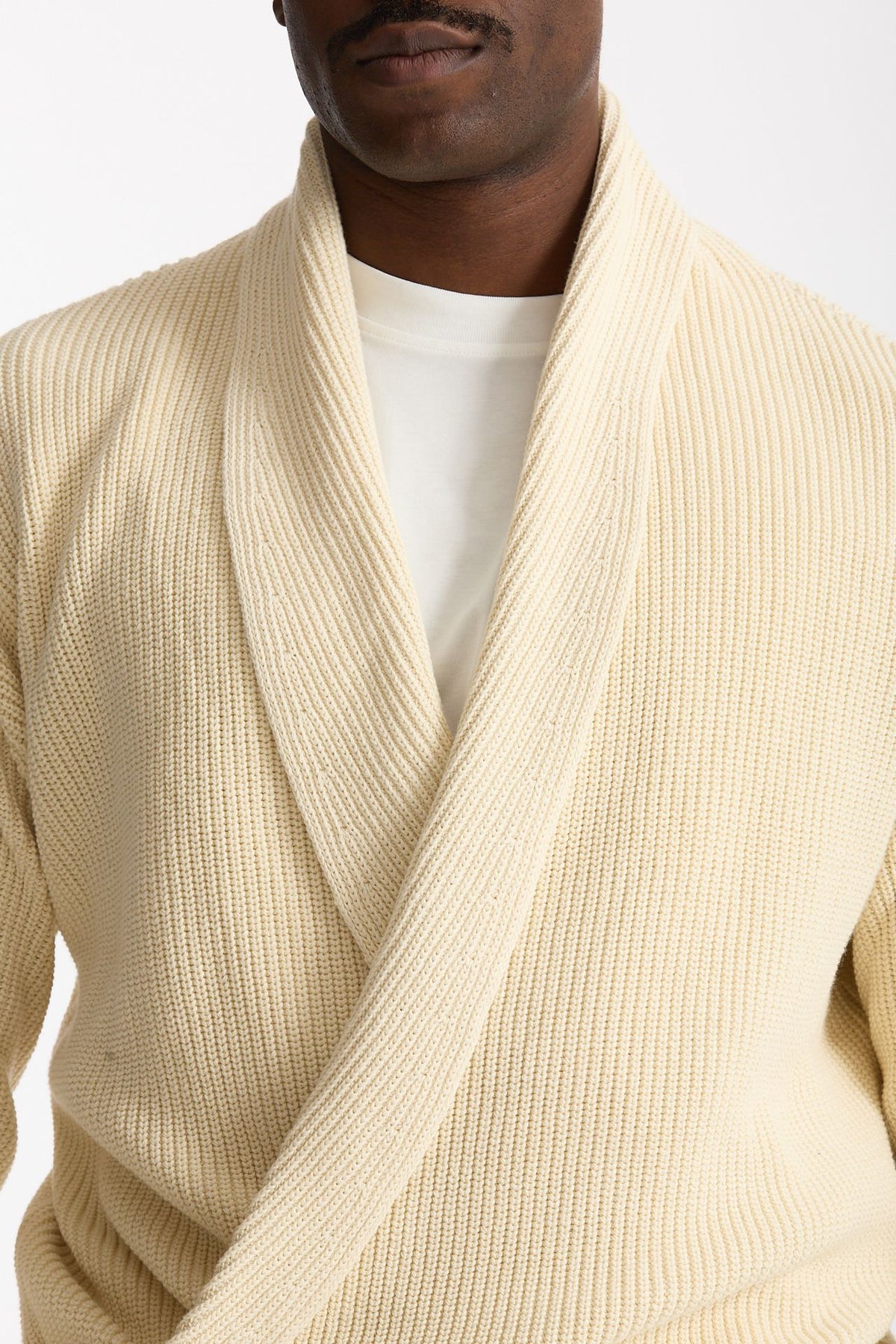 Maglia in cotone panna uomo Laneus - 4