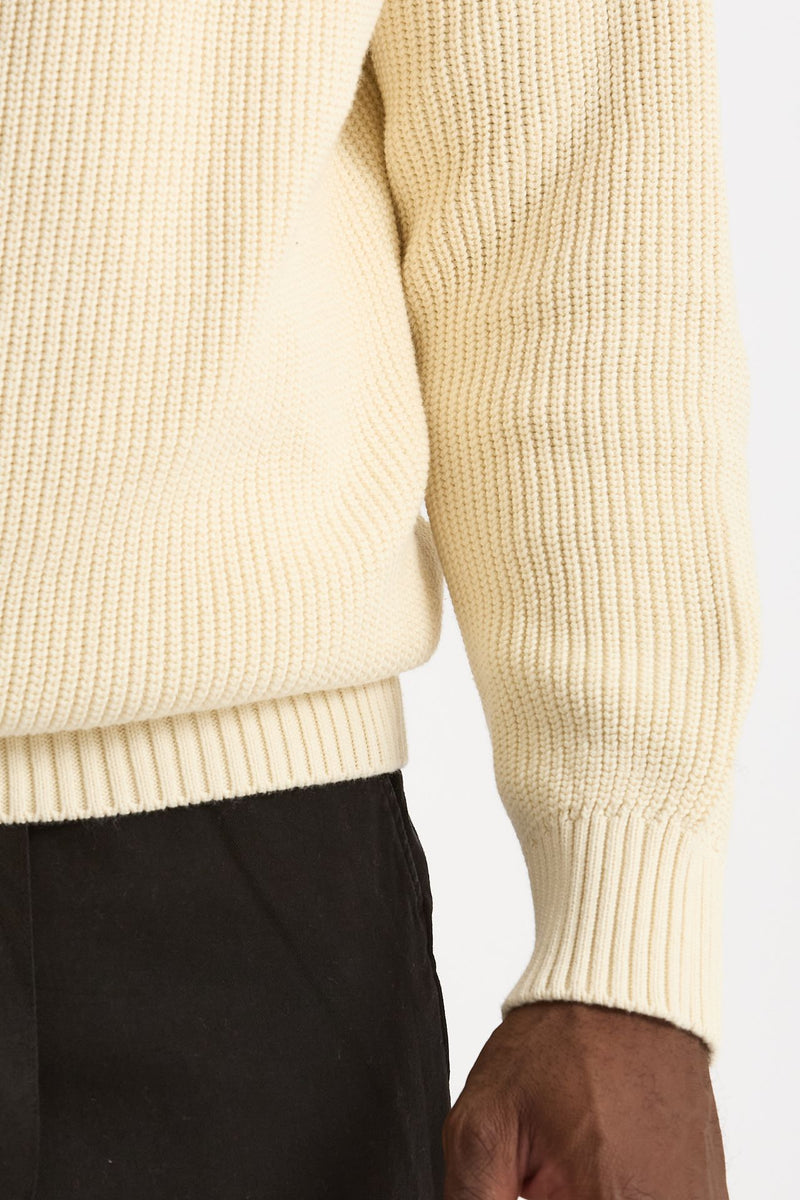 Maglia in cotone panna uomo Laneus - 5