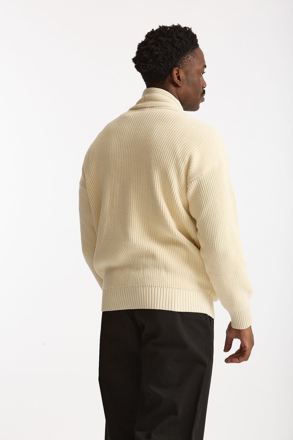 Maglia in cotone panna uomo Laneus - 2